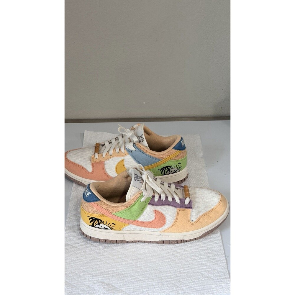 Nike Dunk Low Retro Sun Club Women 8.5 Men 7 DQ0265-100 Sneakers